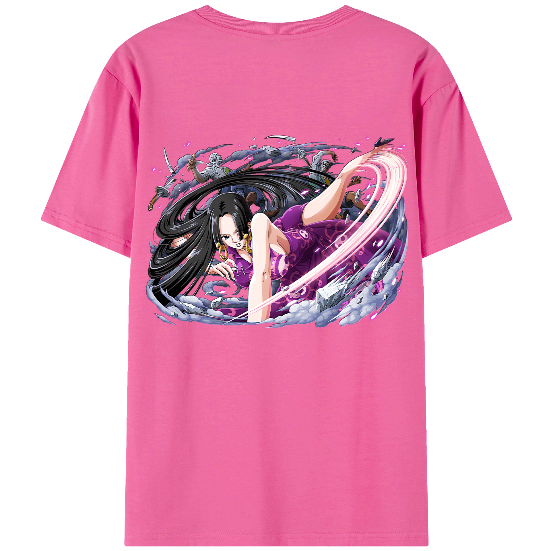 ワンピース ボア・ハンコック ONE PIECE Boa·Hancock レディース半袖Tシャツ(バックプリント)